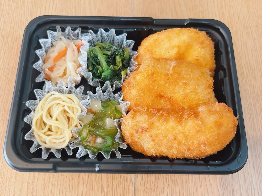 今日の日替り弁当とおかず